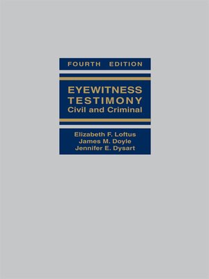 cover image of Eyewitness Testimony